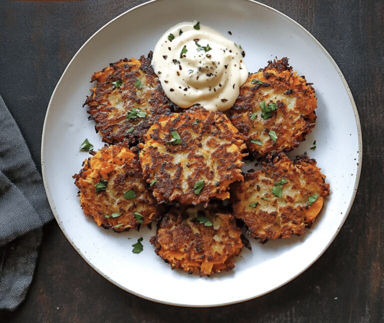 Crispy Sweet Potato Latkes Recipe