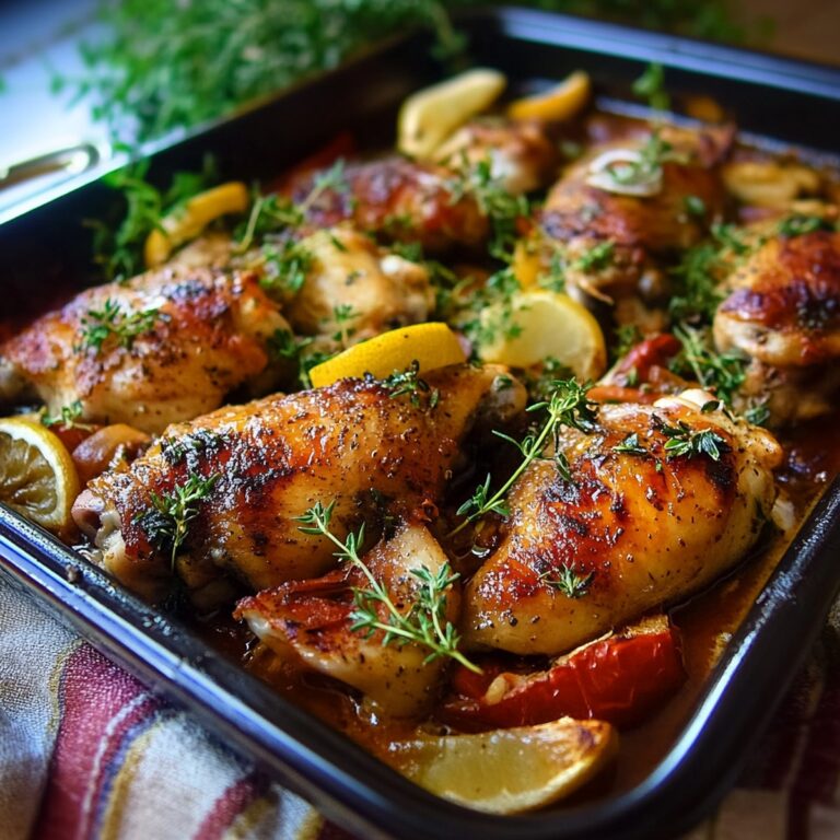 Flavorful Mediterranean Chicken Thighs Recipe