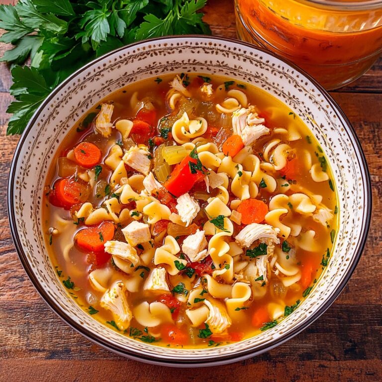 Rustic Italian Chicken Noodle Soup Recipe