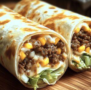 Crispy Big Mac Wraps Recipe