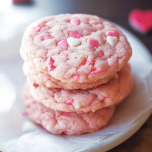 Valentines Day Cake Mix Cookies Recipe