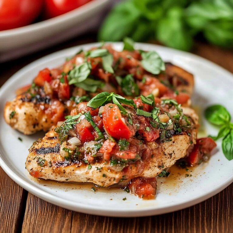 Crispy Grilled Bruschetta Chicken Recipe