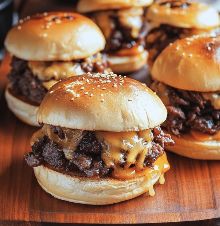 Hearty Roast Beef & Cheddar Sliders Recipe
