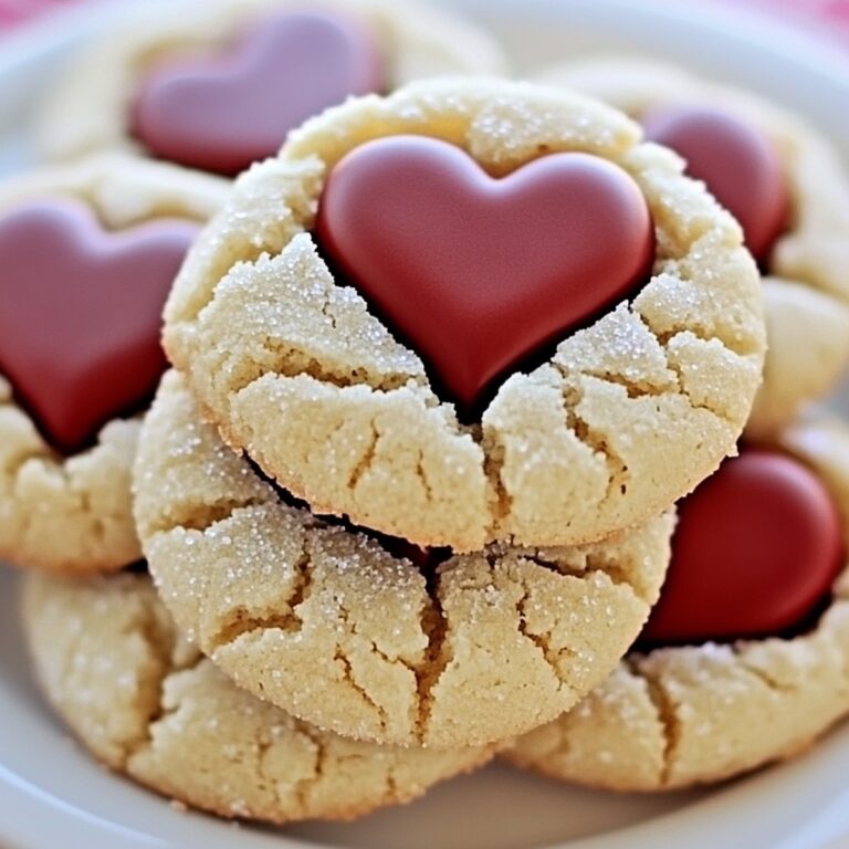 Valentine Crinkle Cookies Recipe