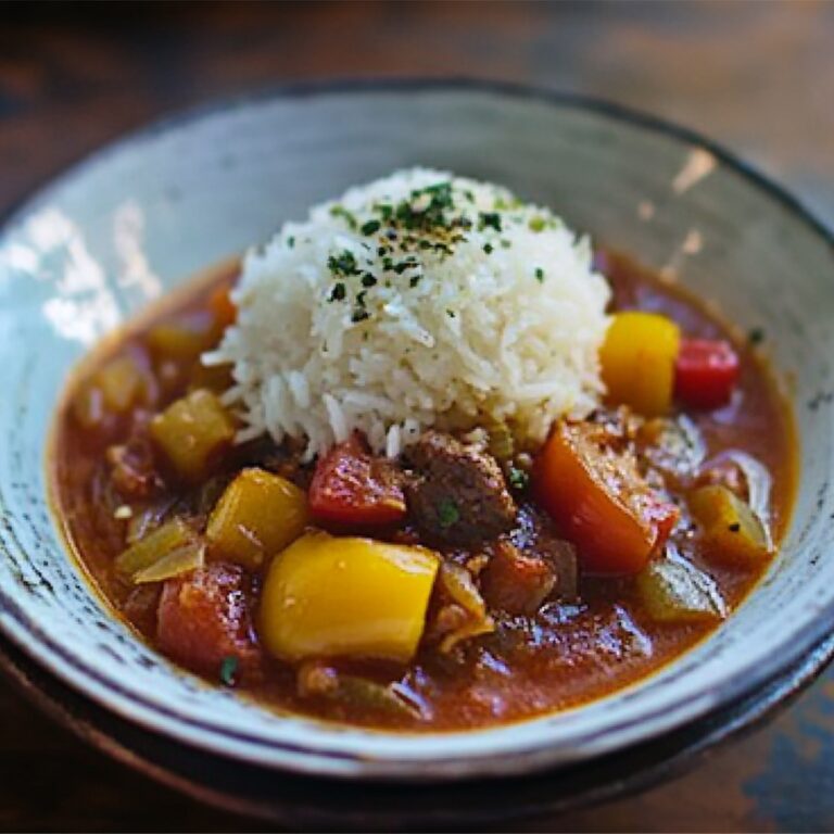 Hearty Smoked Stuffed Pepper Stew Recipe