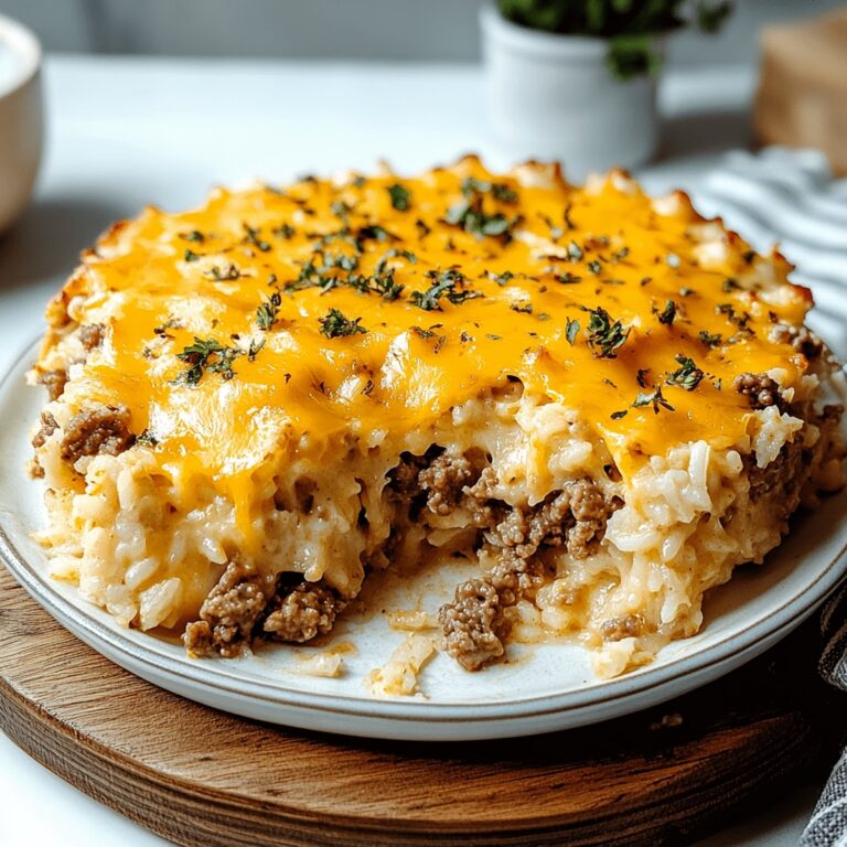 Hearty Ground Beef And Rice Casserole Recipe