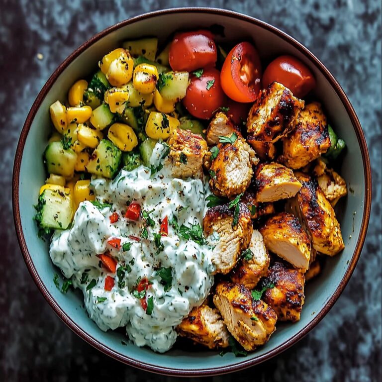 Tantalizing Greek Chicken Tzatziki Bowls Recipe