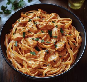 Zesty Cowboy Butter Chicken Linguine Recipe