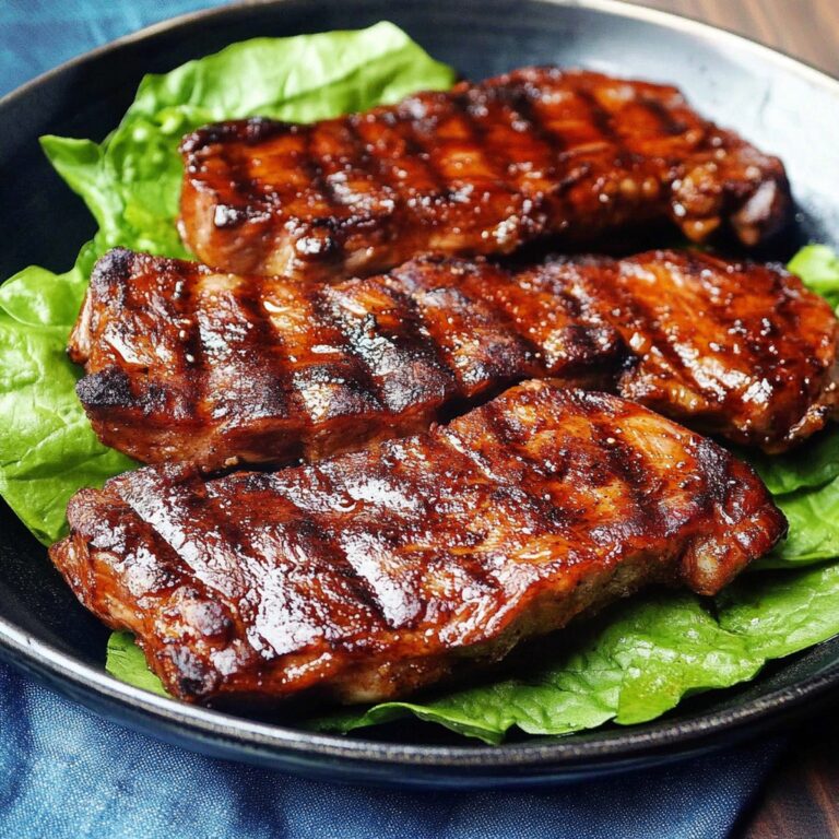 Succulent Barbecued Pork Steaks Recipe