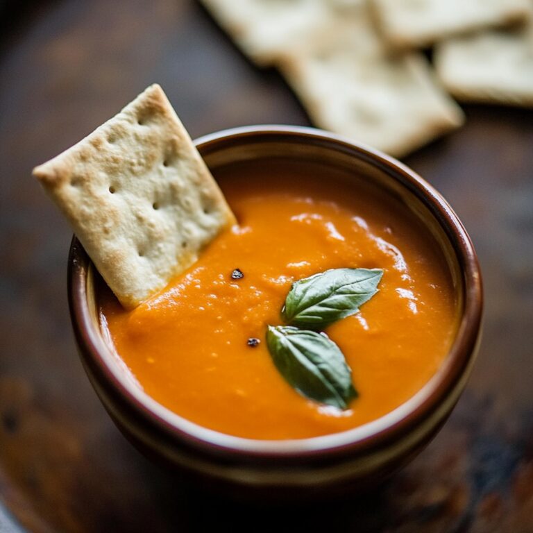 Velvety Smoked Tomato Basil Soup Recipe