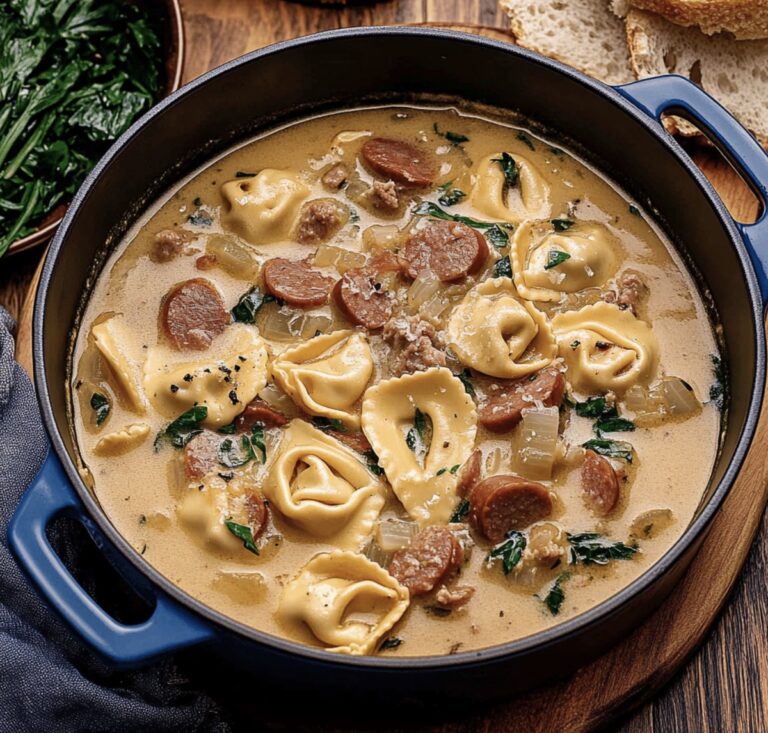 Kielbasa Tortellini Soup Recipe