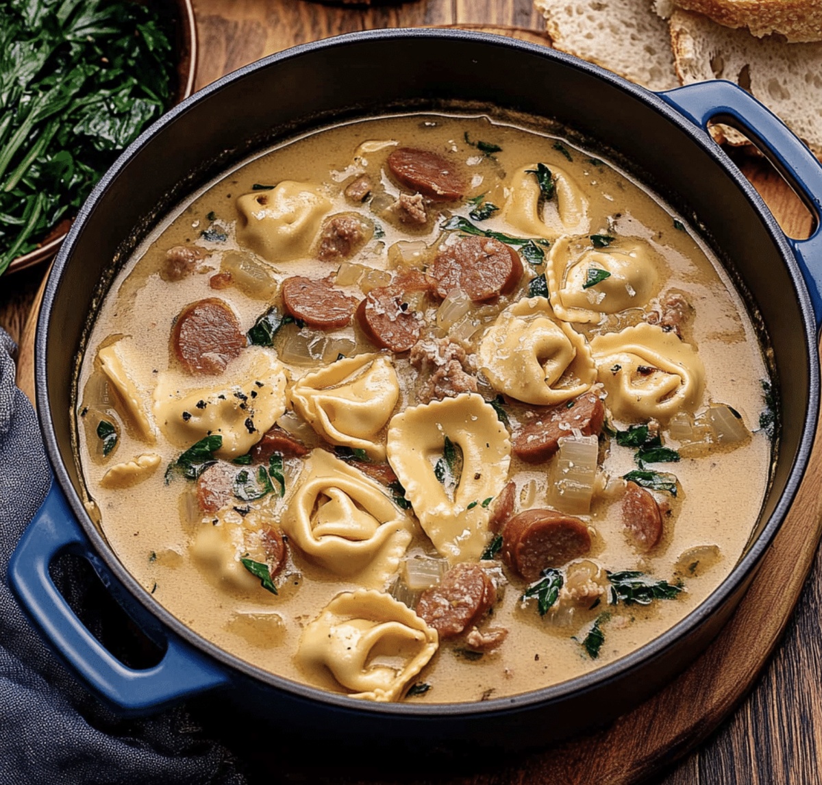 Kielbasa Tortellini Soup Recipe