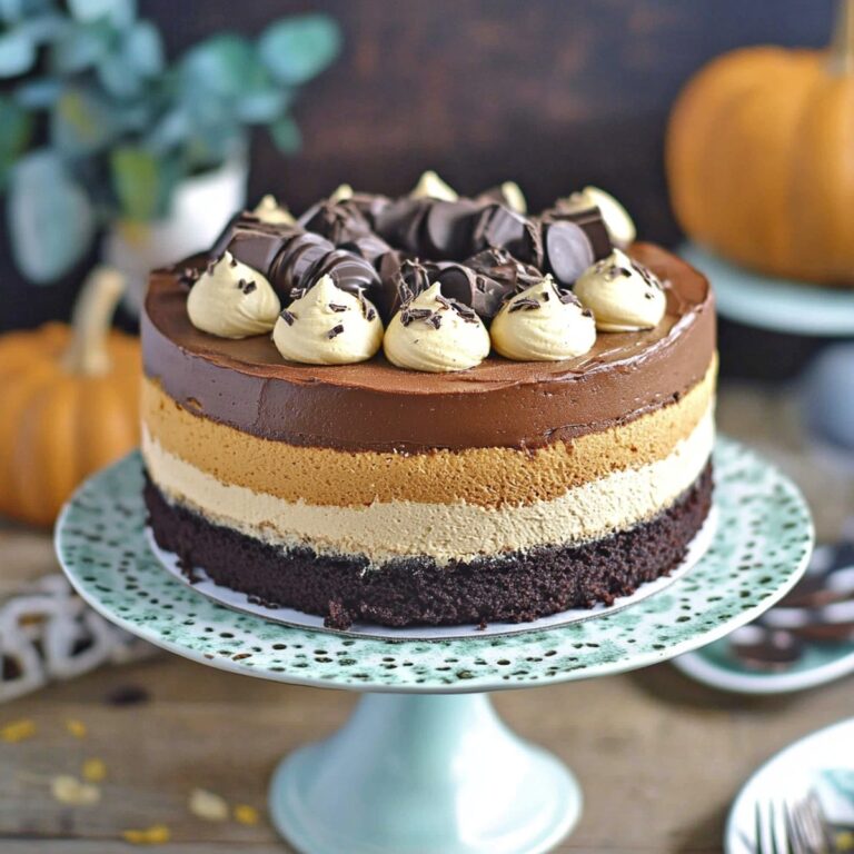 Pumpkin Chocolate Mousse Cake Recipe