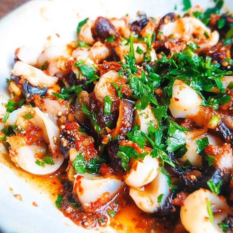 Crispy Keto Garlic Squid Recipe