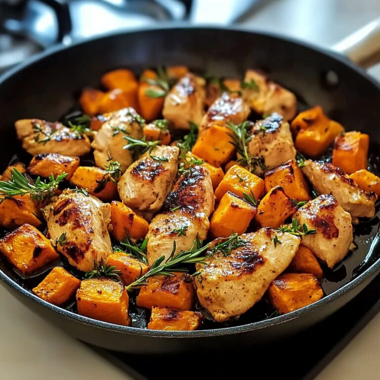 Hearty Chicken And Sweet Potato Skillet Recipe