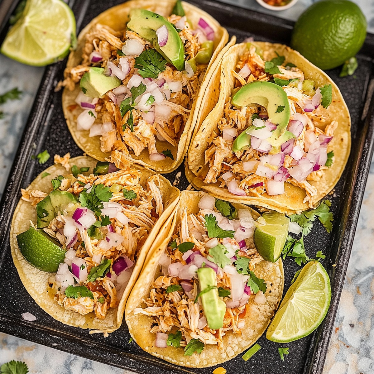 Crockpot Chicken Tacos Recipe