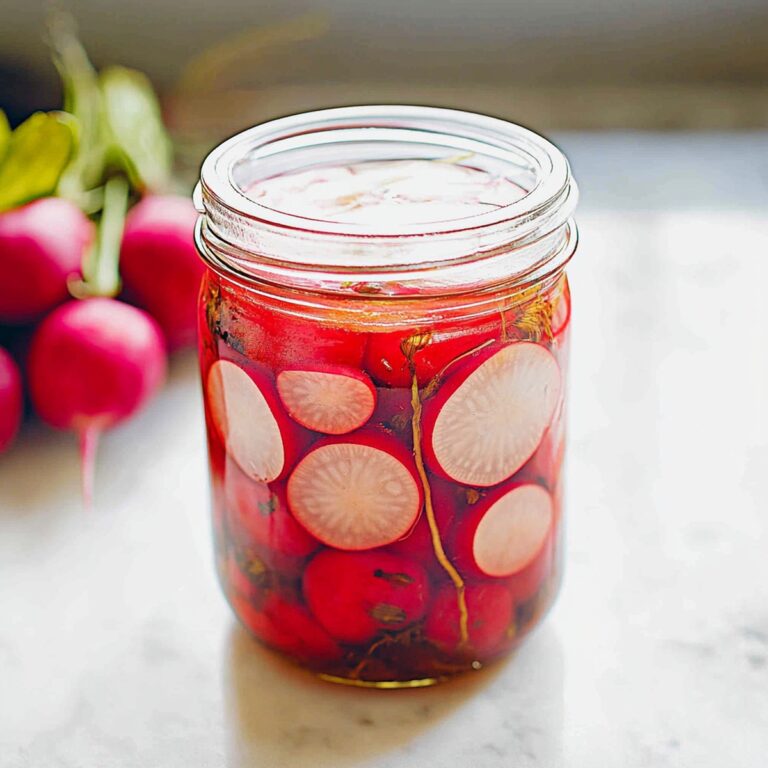 Crispy Pickled Radishes Recipe