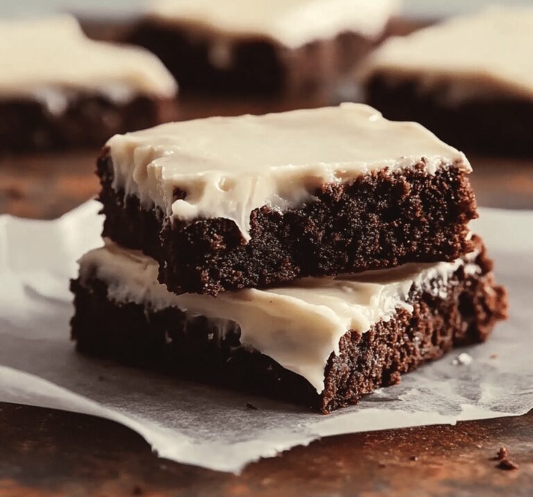 Gooey Brownies With Cream Cheese Frosting Recipe