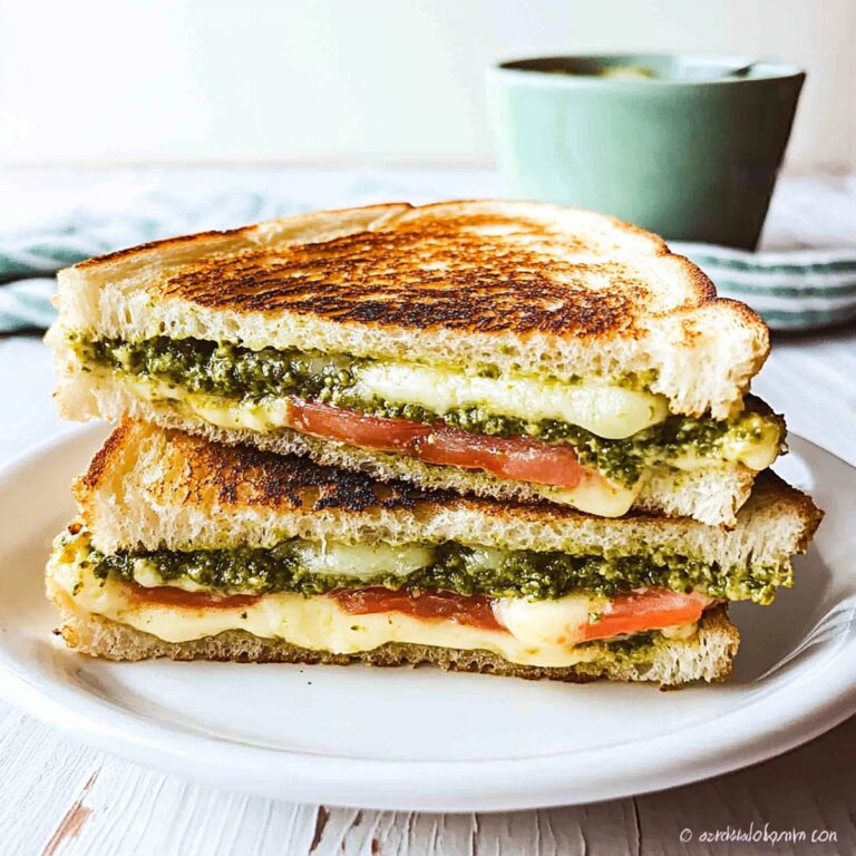 Gourmet Pesto Grilled Cheese Recipe