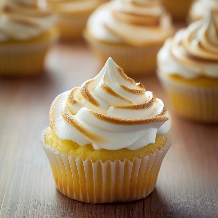 Tangy Lemon Meringue Cupcakes Recipe