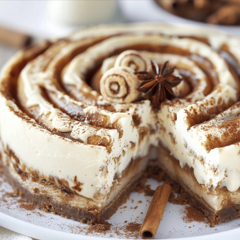 Cinnamon Roll Cheesecake Recipe