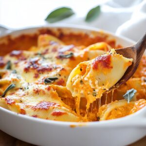 Silky Pumpkin Ricotta Stuffed Shells Recipe