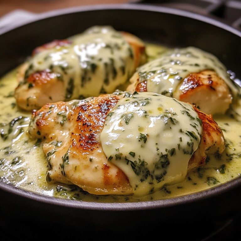 Mozzarella Chicken In Basil Cream Sauce Recipe