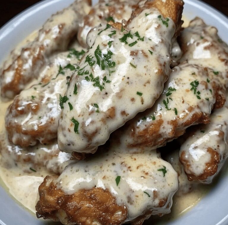 Crispy Alfredo Chicken Wings Recipe
