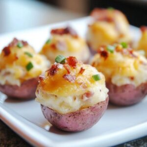 Crispy Twice Baked Potato Bites Recipe