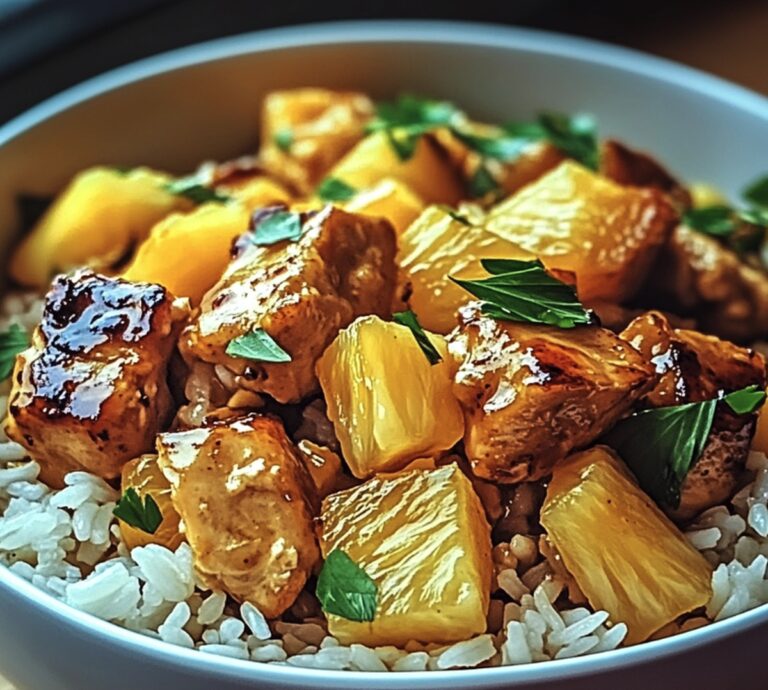 Juicy Pineapple Chicken & Rice Delight Recipe