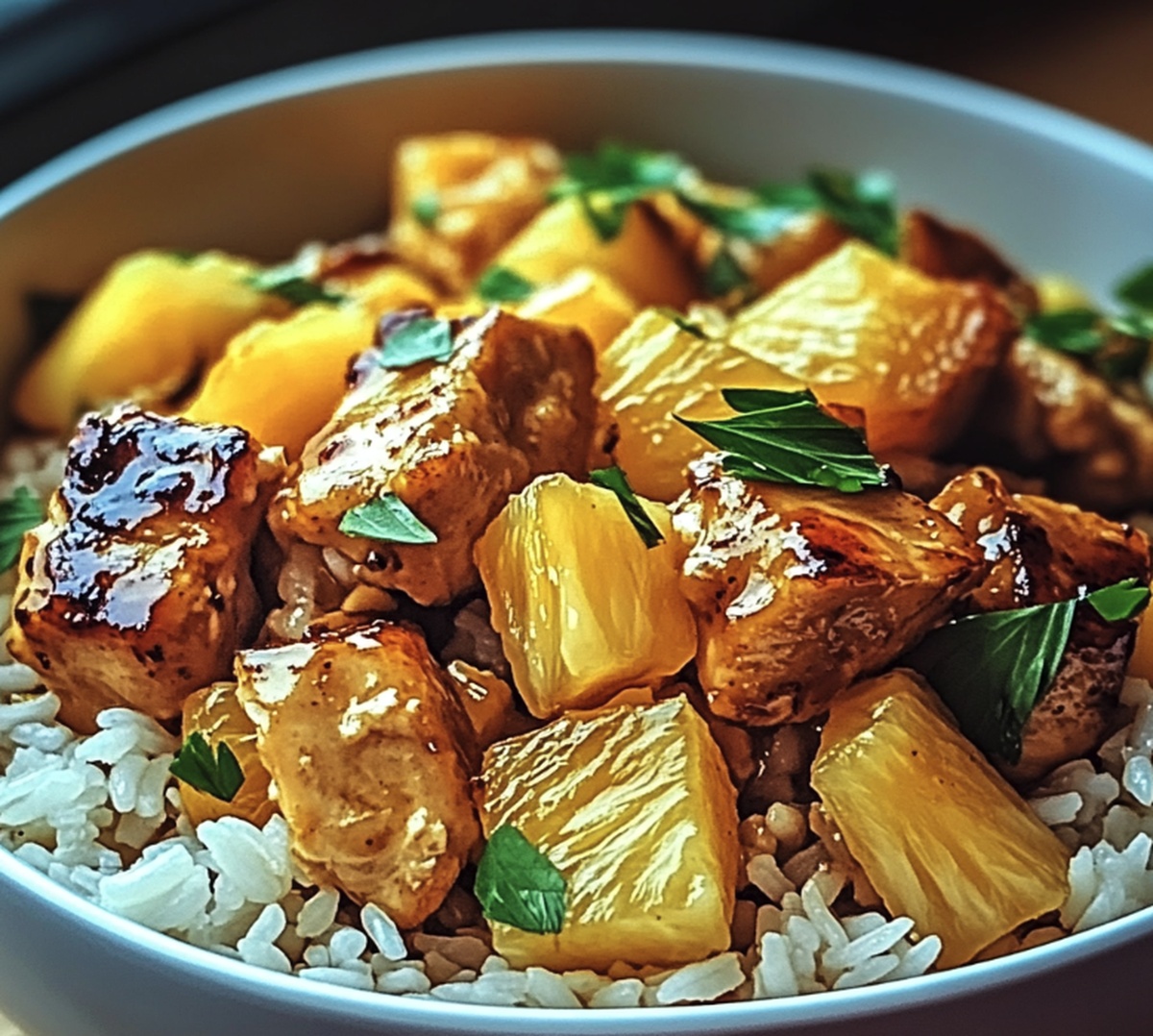 Juicy Pineapple Chicken & Rice Delight Recipe