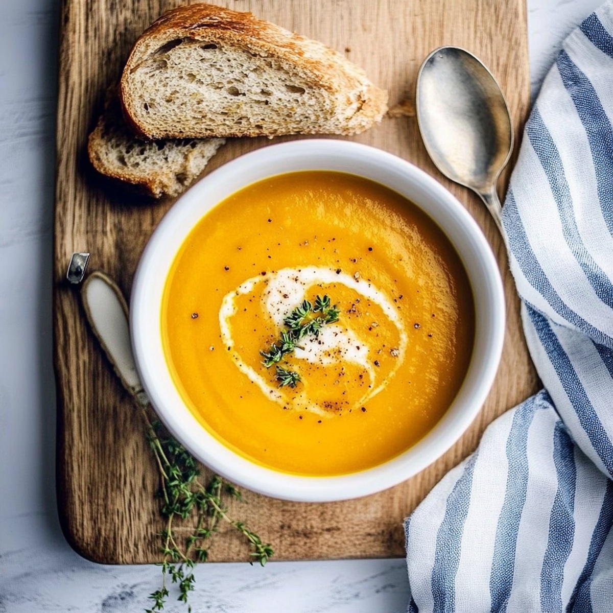 Silky Pumpkin Soup Recipe