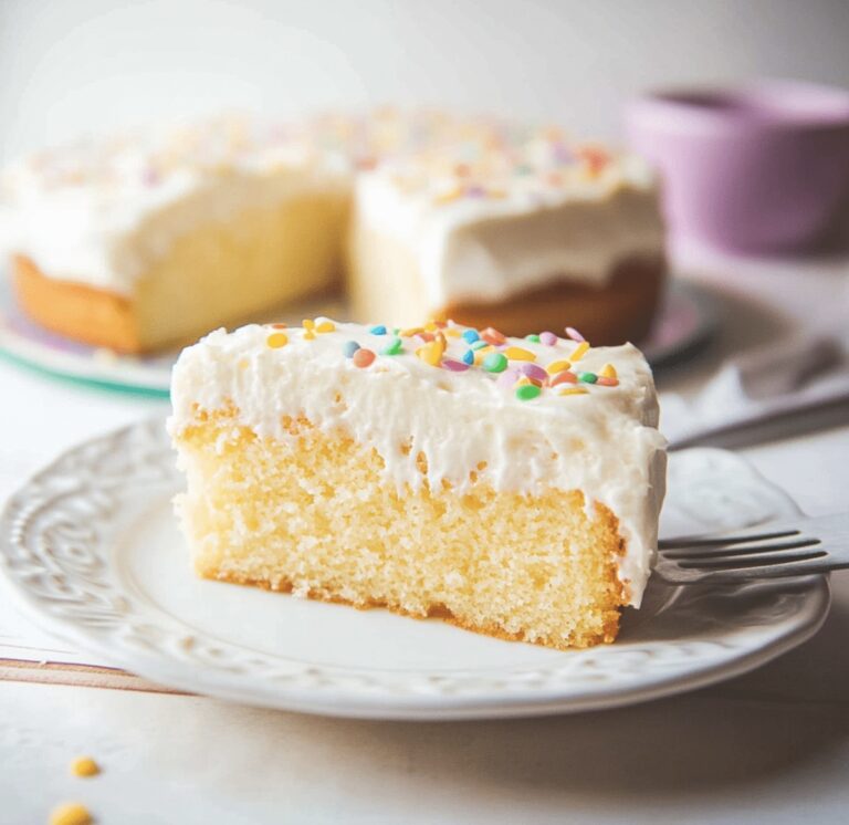 Easy Vanilla Cake Recipe