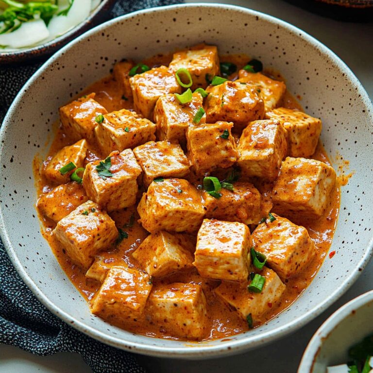 Spicy Tofu With Creamy Coconut Sauce Recipe