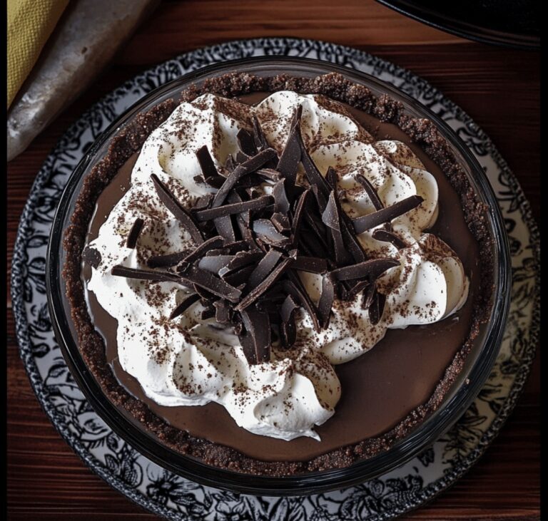 Mocha Cream Pie Recipe