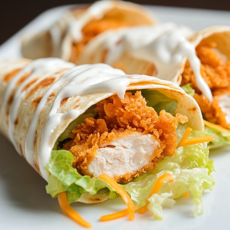 Epic McDonalds Crispy Chicken Ranch Snack Wrap Recipe
