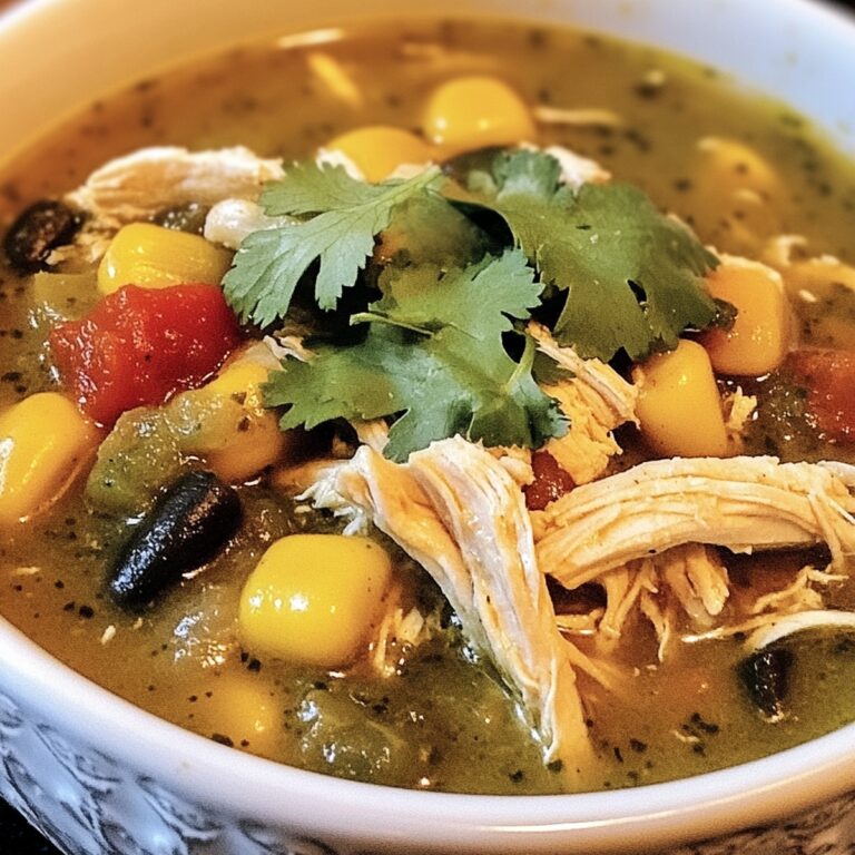 Crock Pot Green Enchilada Chicken Soup Recipe