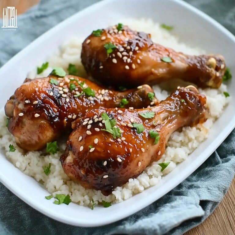 Tender Slow Cooker Honey Garlic Chicken Legs Recipe
