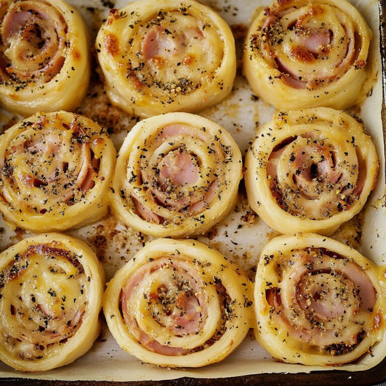 Baked Ham And Cheese Pinwheels Recipe