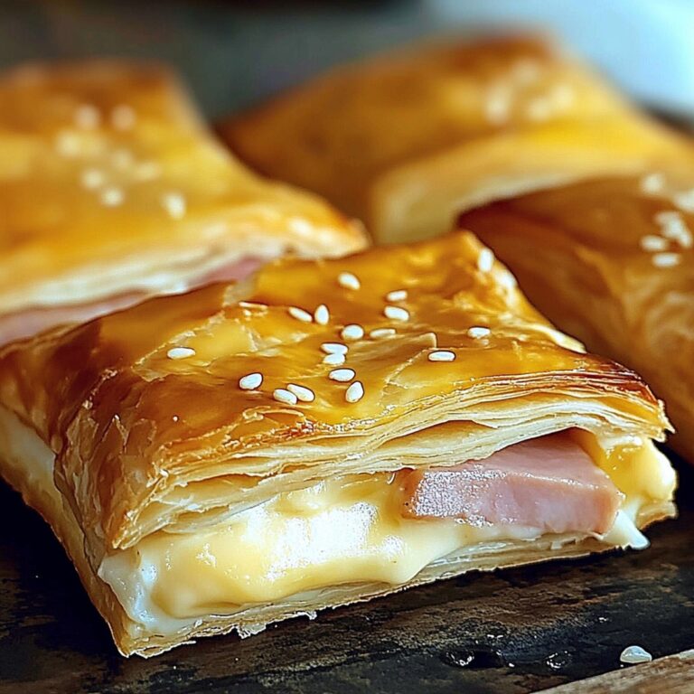 Easy Cheese Ham Pastry Recipe