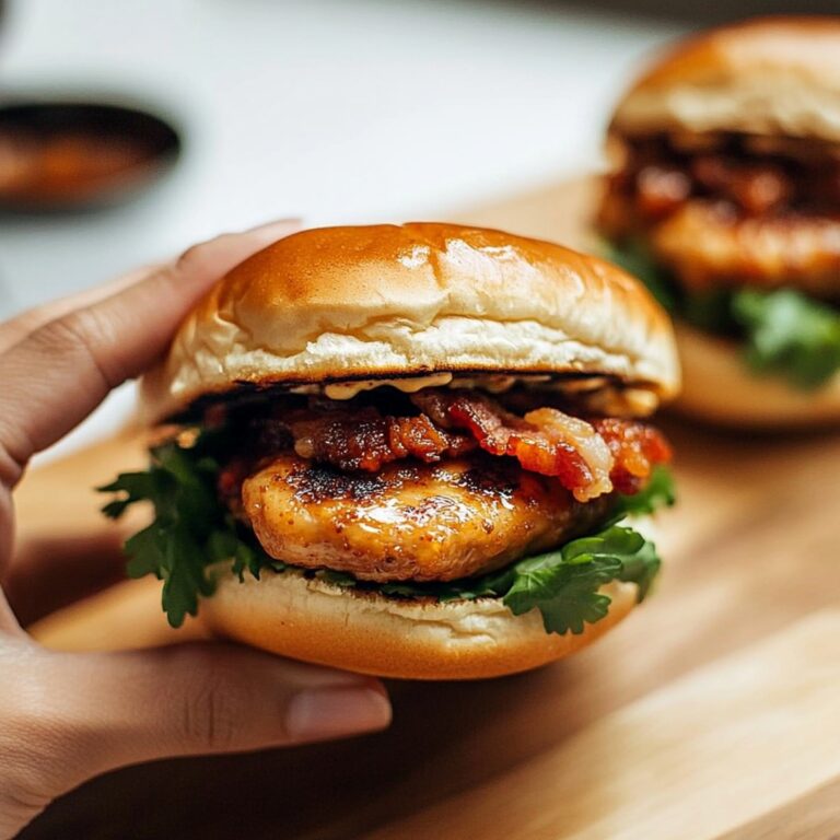 Spicy Gochujang Chicken Burgers With Kimchi Bacon Jam Recipe