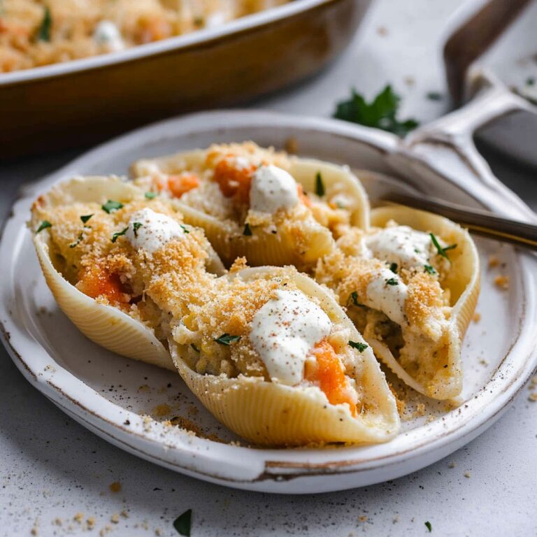 Seafood Stuffed Shells Recipe
