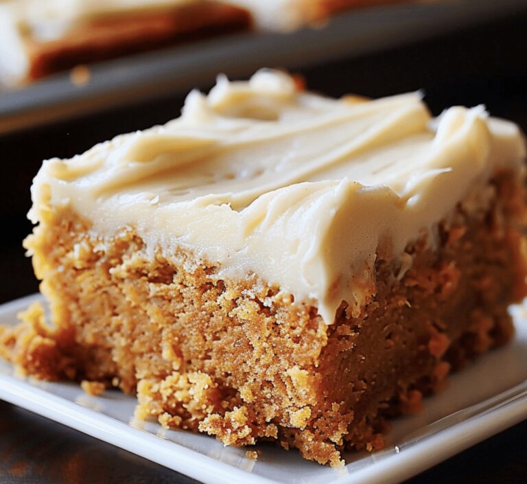 Pumpkin Bars With Cream Cheese Frosting Recipe