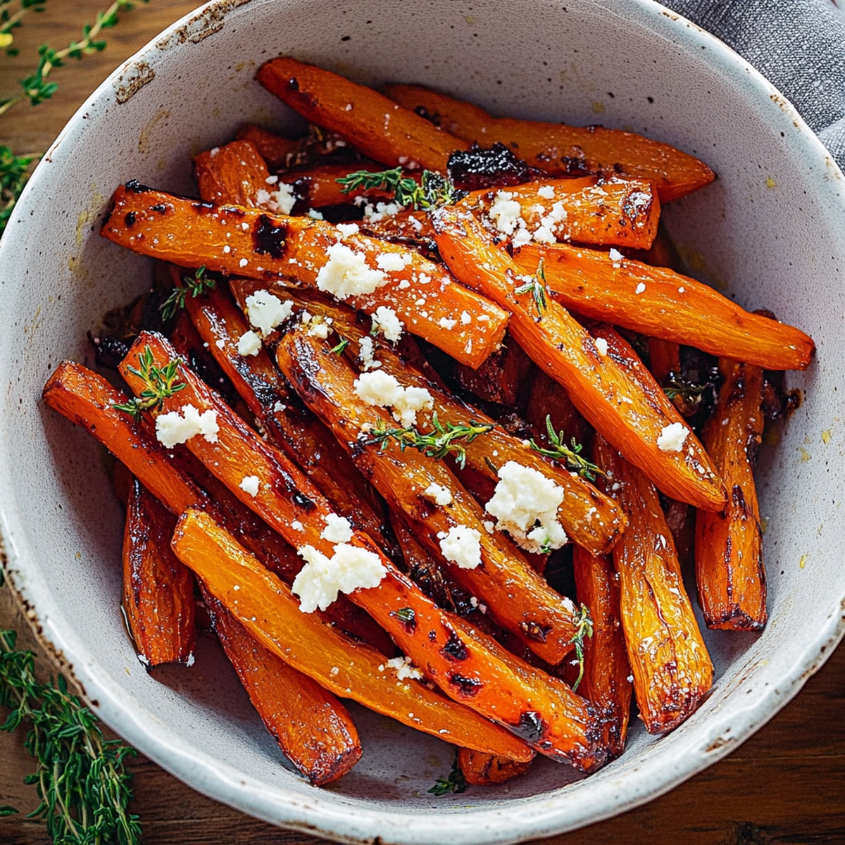 Caramelized Honey Balsamic Roasted Carrots Recipe