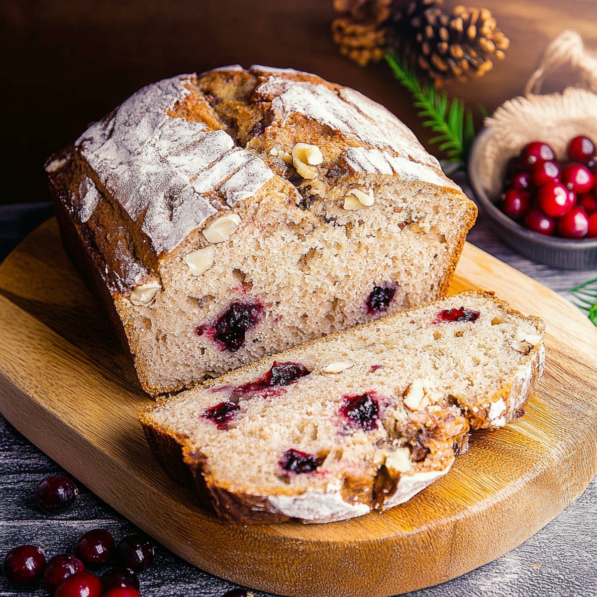 Cranberry Walnut Bread Recipe
