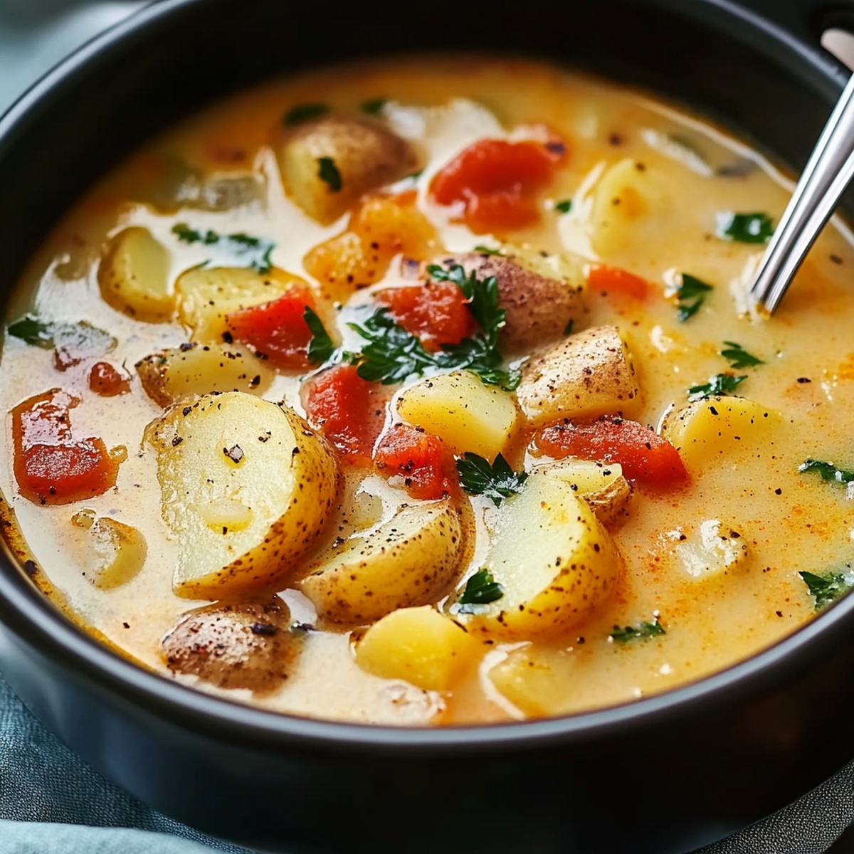 Slow Cooker Cajun Potato Soup Recipe