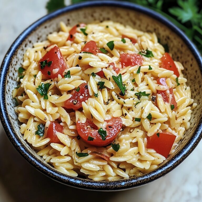 Vibrant Mediterranean Orzo Salad Recipe