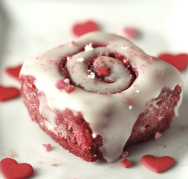 Red Velvet Valentines Cinnamon Rools Recipe