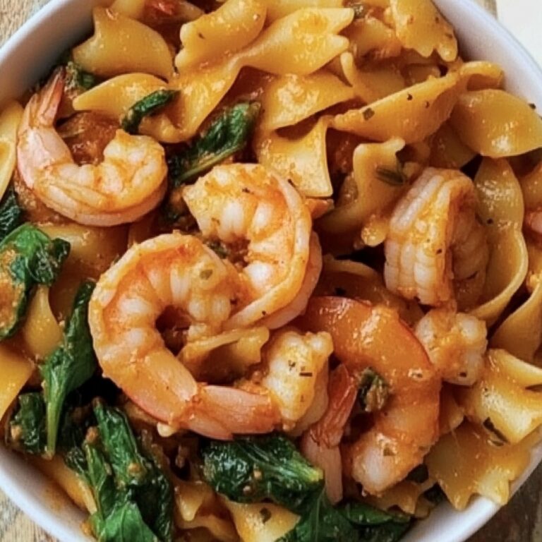Healthy Shrimp Protein Pasta Meal Prep Bowl Recipe