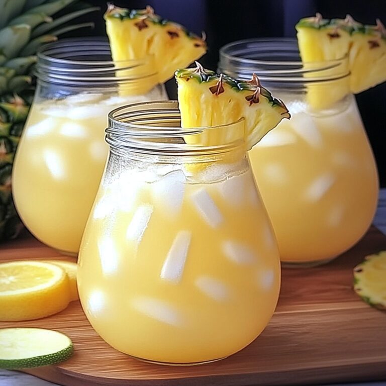 Tropical Pineapple Lemonade Punch Recipe